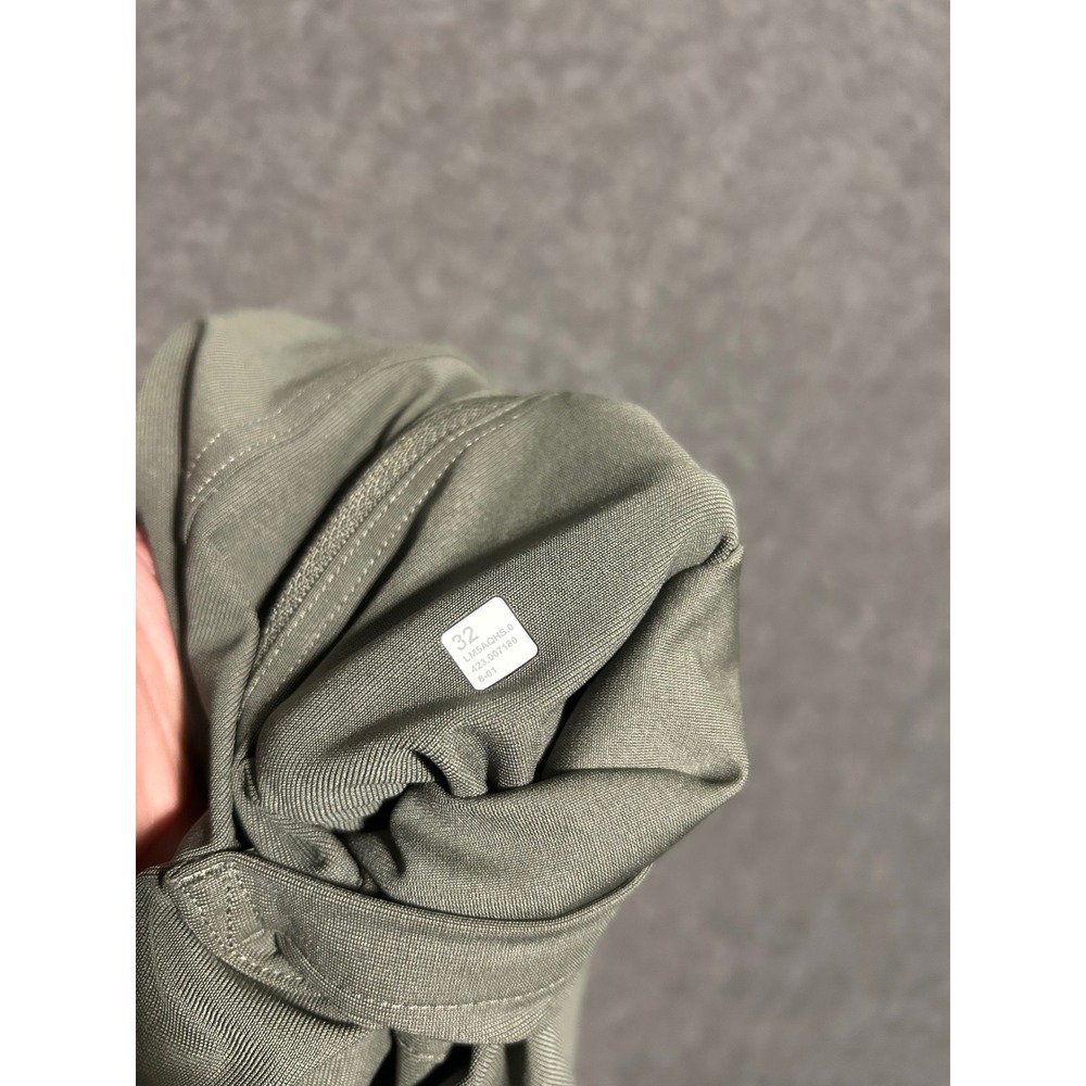 Lululemon ABC Classic-Fit Pant fit 33X27 Warpstreme Green Mens LM5AQHS (tag 32 - Picture 4 of 6